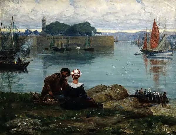 Let's Discuss by Alfred Guillou | Oil Painting Reproduction