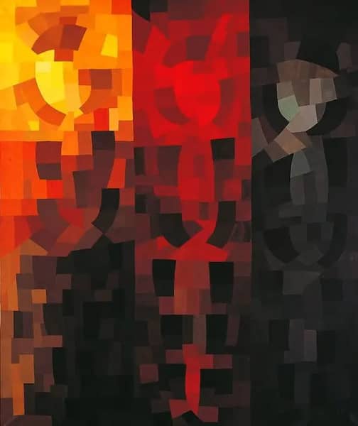 Composition 1935 by Otto Freundlich | Oil Painting Reproduction