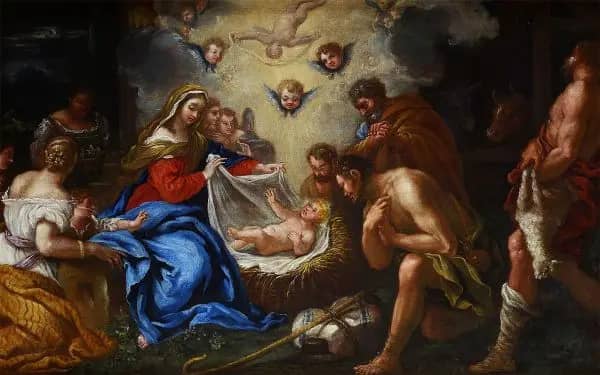 Adoration of the Shepherds by Andrea Casali | Oil Painting Reproduction