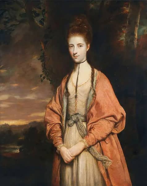 Anne Seymour Damer 1773 by Sir Joshua Reynolds | Oil Painting Reproduction