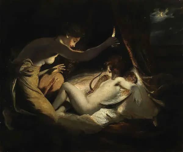 Cupid and Psyche 1789 by Sir Joshua Reynolds | Oil Painting Reproduction