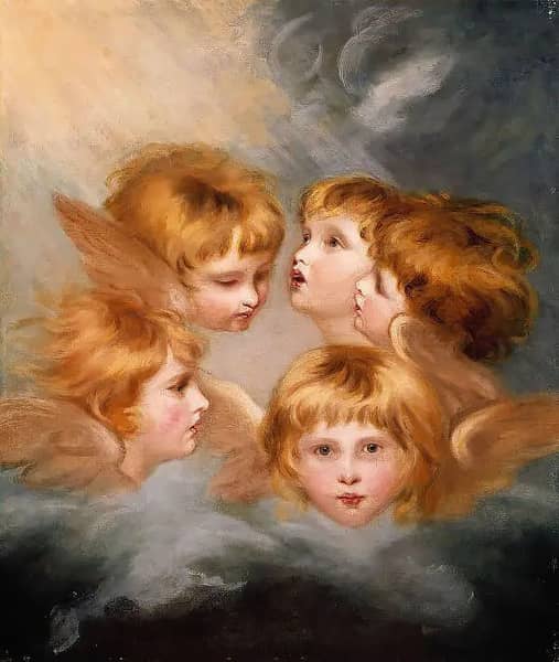 Heads of Angels Miss Frances Gordon 1786 | Oil Painting Reproduction