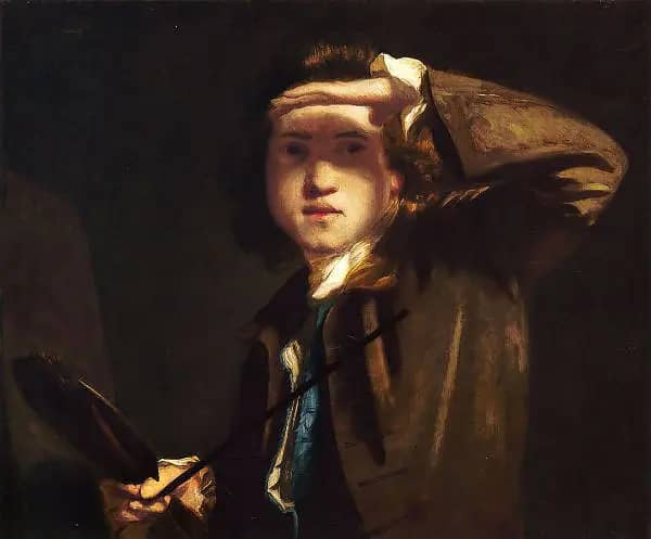Self Portrait c1747 by Sir Joshua Reynolds | Oil Painting Reproduction
