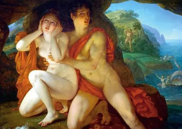 Acis and Galatea by Antoine Jean Gros | Oil Painting Reproduction