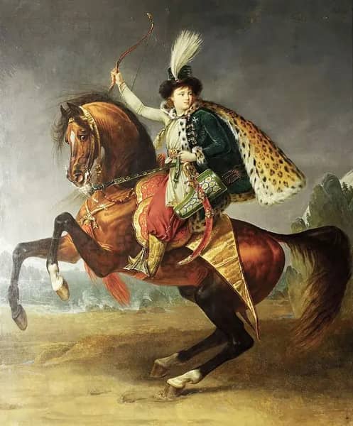 Equestrian Portrait of Prince Boris Yusupov | Oil Painting Reproduction