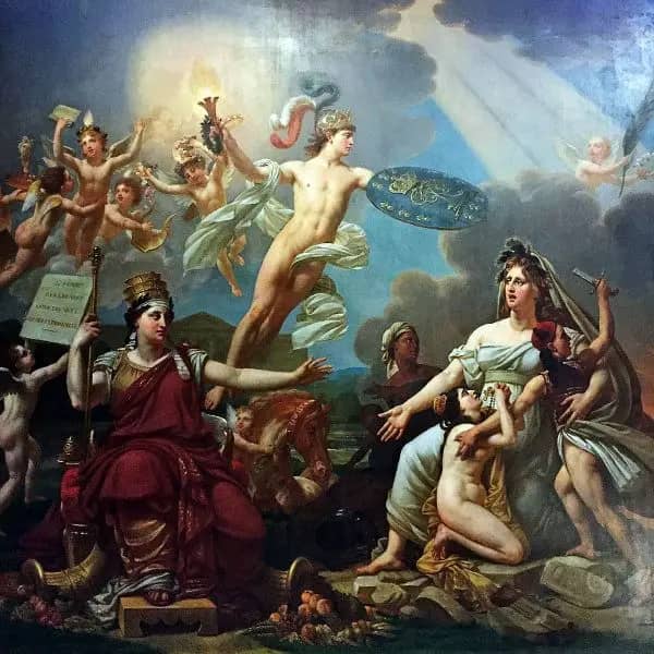 The Genius of France Animates the Arts Protects Humanity | Oil Painting Reproduction