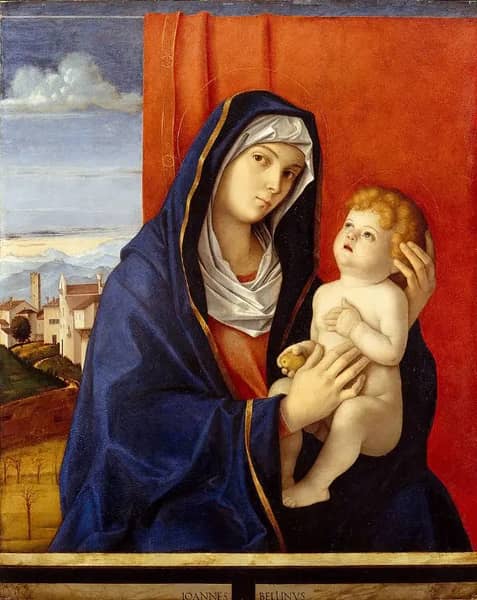 Madonna and Child c1485 by Giovanni Bellini | Oil Painting Reproduction