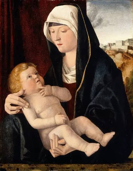 Madonna and Child 1510 by Giovanni Bellini | Oil Painting Reproduction