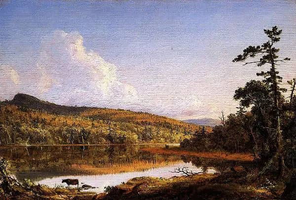 North Lake 1847 by Frederic Edwin Church | Oil Painting Reproduction