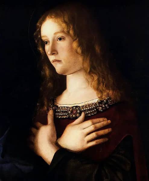 Mary Magdalene c1490 by Giovanni Bellini | Oil Painting Reproduction