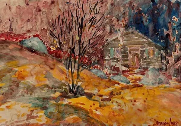 Autumn Landscape by George Luks | Oil Painting Reproduction