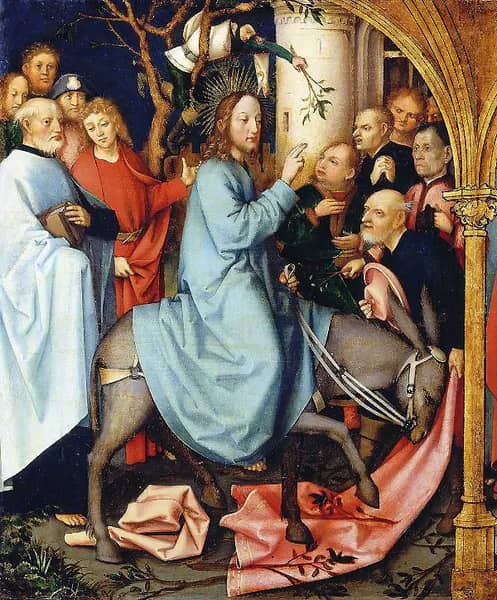The Entry into Jerusalem 1501 by Hans Holbein | Oil Painting Reproduction