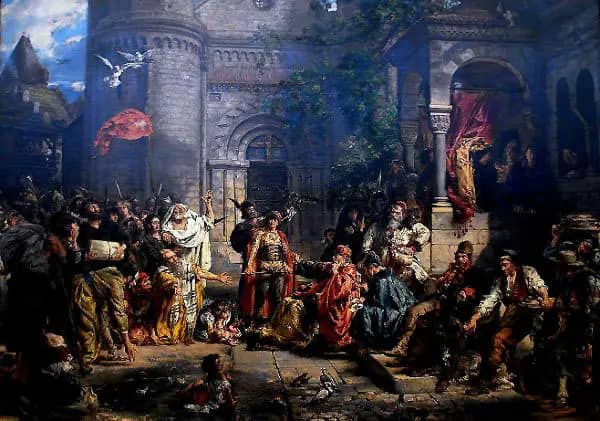 Adoption of the Jews in Poland 1889 | Oil Painting Reproduction