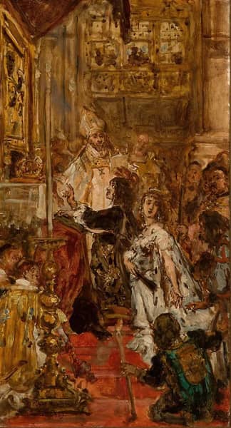 Sluby Jana Kazimierza 1889 by Jan Matejko | Oil Painting Reproduction