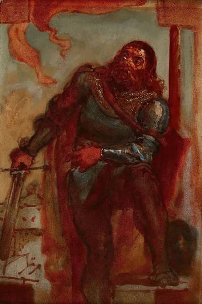 Waclaw Wilczek during the Defence | Oil Painting Reproduction