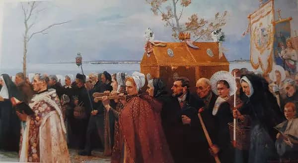 The Pilgrimage to Saint Josse 1896 | Oil Painting Reproduction