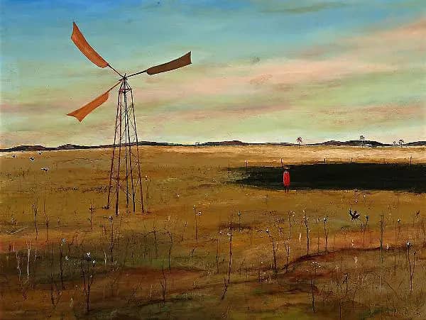 Burnt Stubble Wimmera c1975 | Oil Painting Reproduction
