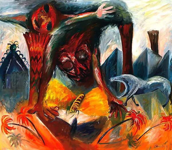 Butterfly Hunter 1969 by Arthur Merric Boyd | Oil Painting Reproduction