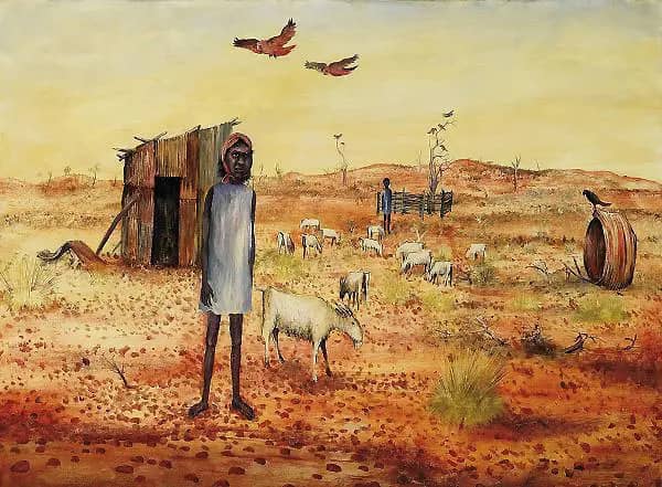 Goat Girl 1950 by Arthur Merric Boyd | Oil Painting Reproduction