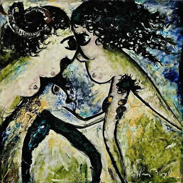 Joined Figures Electra 1962 | Oil Painting Reproduction