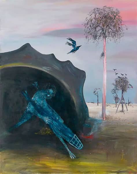 Sunset Cave c1976 by Arthur Merric Boyd | Oil Painting Reproduction