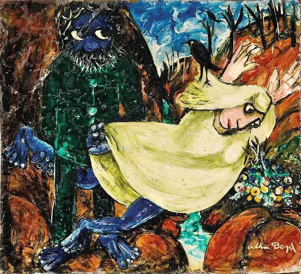 The Escaped Bride 1957 by Arthur Merric Boyd | Oil Painting Reproduction