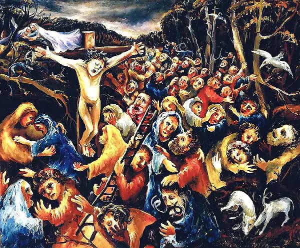 The Mourners 1945 by Arthur Merric Boyd | Oil Painting Reproduction