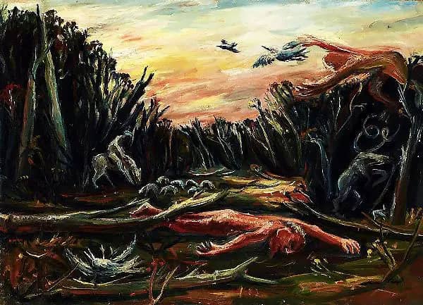 The Shepherd 1944 by Arthur Merric Boyd | Oil Painting Reproduction