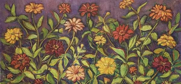 Flowers by Donna Schuster | Oil Painting Reproduction