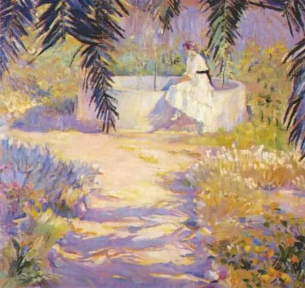 Fountain by Donna Schuster | Oil Painting Reproduction