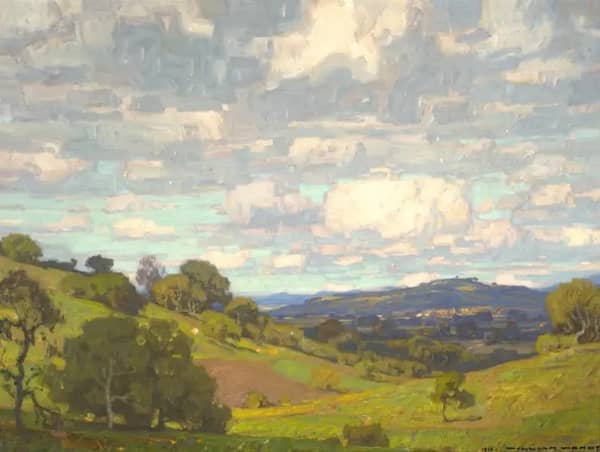 April Skies 1910 by William Wendt | Oil Painting Reproduction