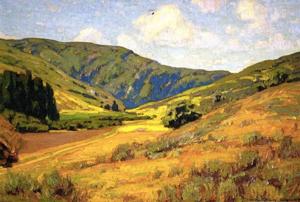Laguna Canyon by William Wendt | Oil Painting Reproduction