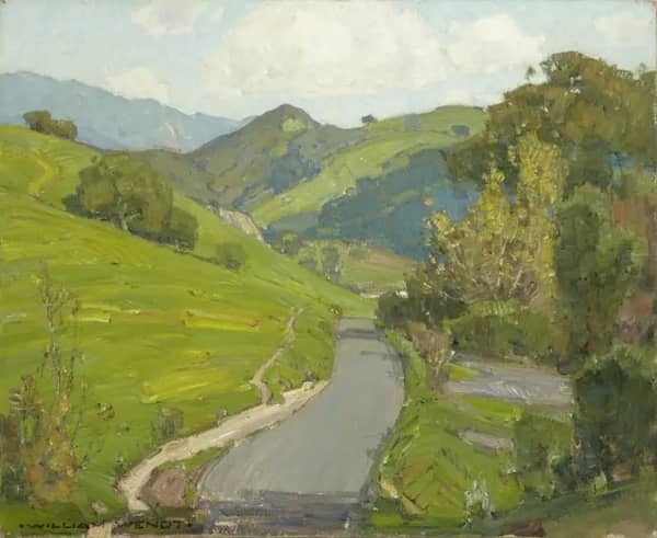 San Juan Capistrano Road by William Wendt | Oil Painting Reproduction