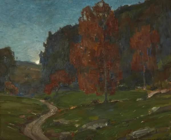 Silence and Evening Light by William Wendt | Oil Painting Reproduction