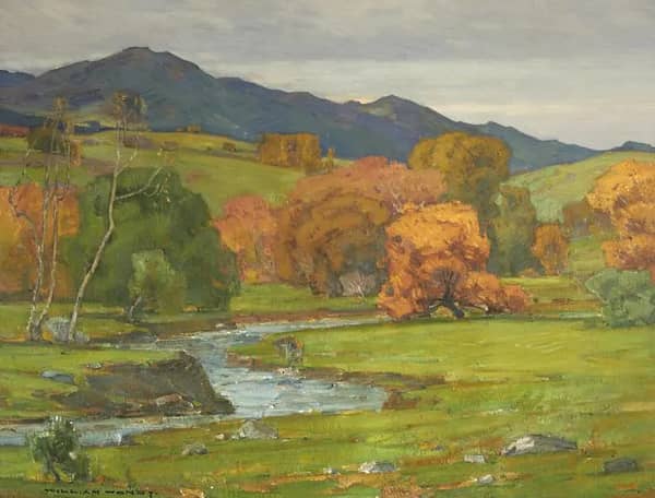 The Creek by William Wendt | Oil Painting Reproduction