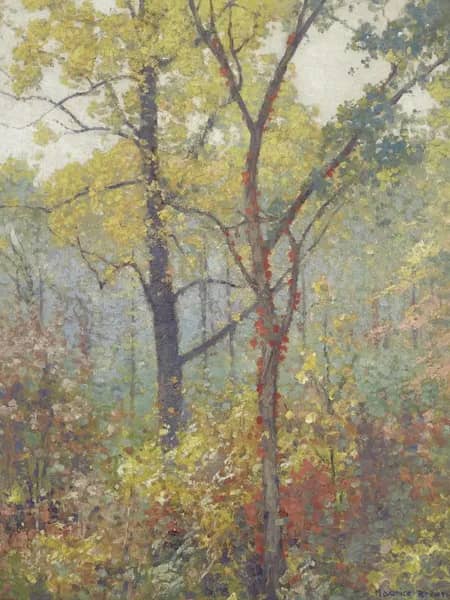 Forest Interior by Maurice Braun | Oil Painting Reproduction