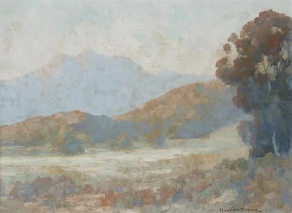 Mountains by Maurice Braun | Oil Painting Reproduction