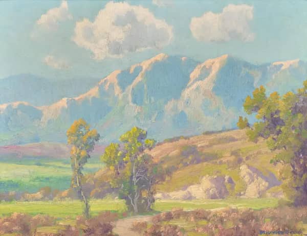 Southern California Landscape by Maurice Braun | Oil Painting Reproduction