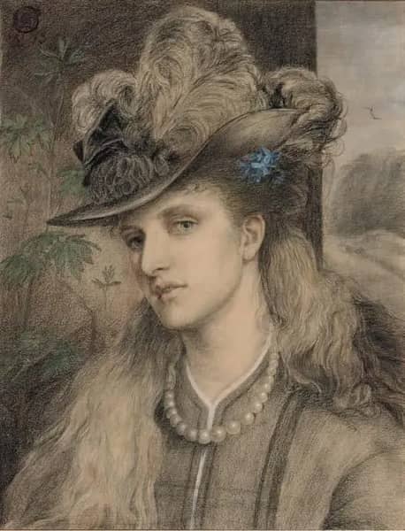 An Elegant Lady by Emma Sandys | Oil Painting Reproduction
