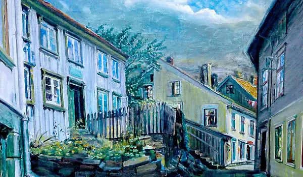 The House of Theodor Kittelsen | Oil Painting Reproduction