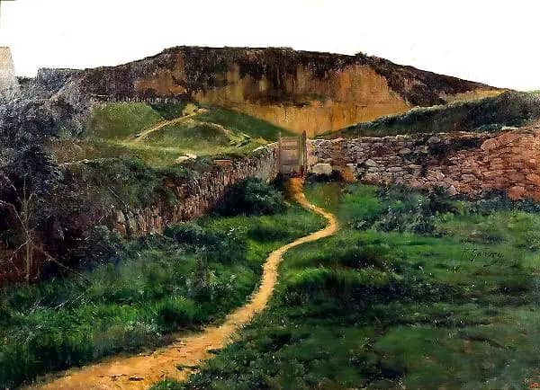 Village by Enric Galwey | Oil Painting Reproduction