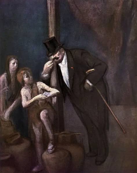 Dancer and Subscriber by Jean-louis Forain | Oil Painting Reproduction