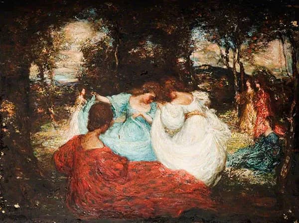 A Sarabande by John William Allison | Oil Painting Reproduction