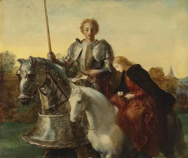 A Study for Una and The Red Cross | Oil Painting Reproduction