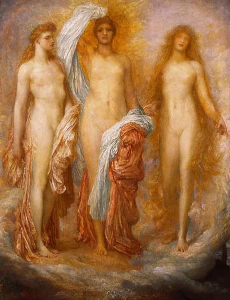 Olympus on Ida 1885 by George Frederic Watts | Oil Painting Reproduction