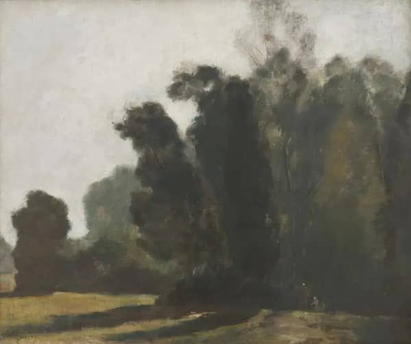 Le Pres De Champagne c1910 by Max Meldrum | Oil Painting Reproduction