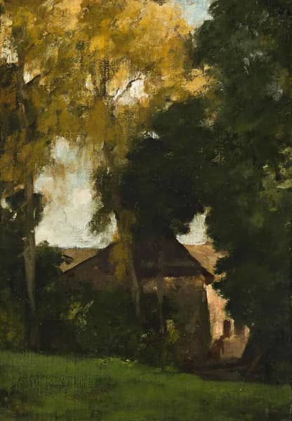 The Cottage Brittany France 1908 | Oil Painting Reproduction