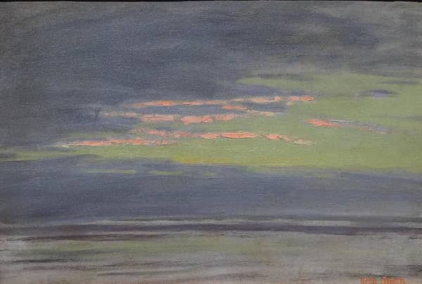 Water and Sunset Lake Michigan by Otto Stark | Oil Painting Reproduction