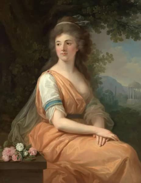 Anna Escher Von Muralt by Angelica Kauffman | Oil Painting Reproduction