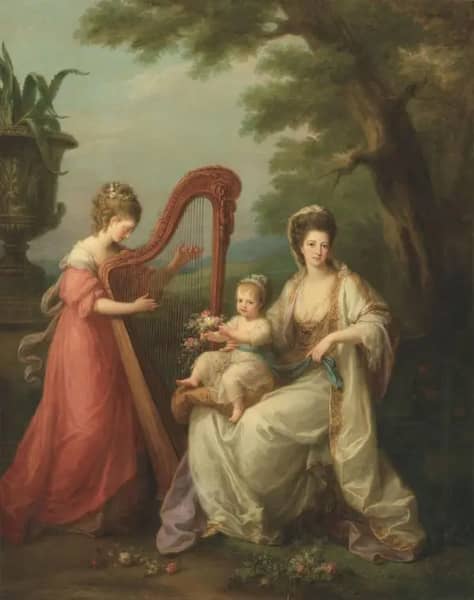 Lady Elizabeth Smith Stanley Countess of Derby with her Son | Oil Painting Reproduction